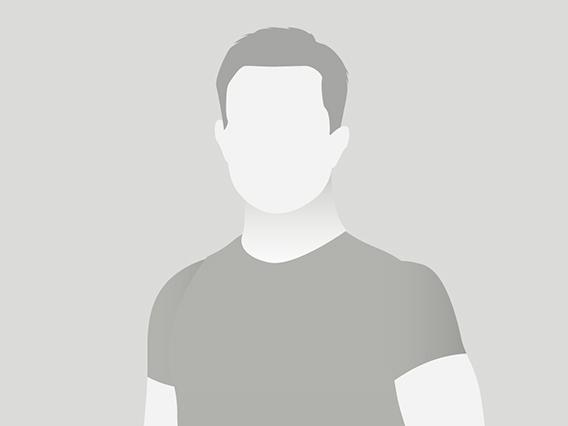 Abstrakte Grafik eines männlichen Silhouetten-Icons vor grauem Hintergrund.